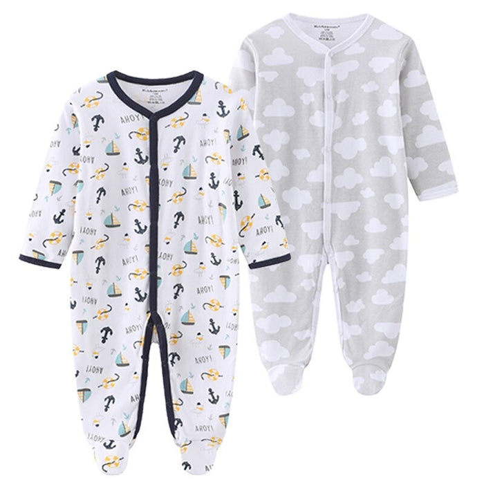 3Pcs Multi Color Toddler Jumpsuits