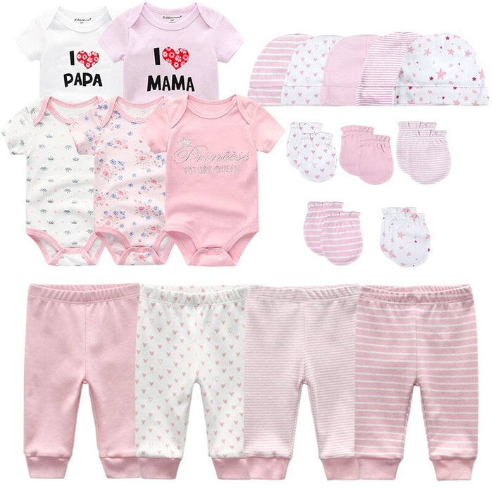 Small Baby Cotton Outfits Set