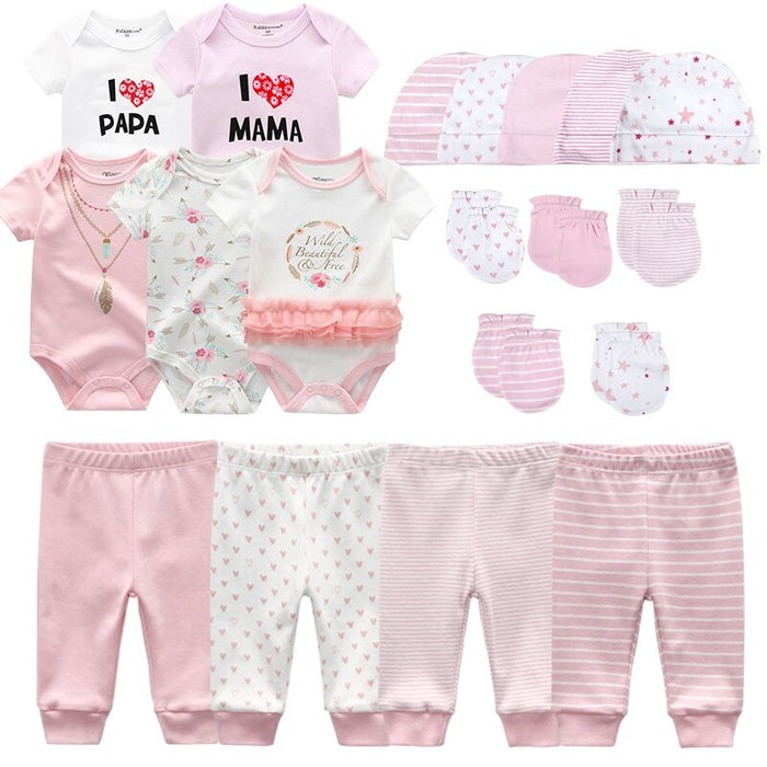 Small Baby Cotton Outfits Set