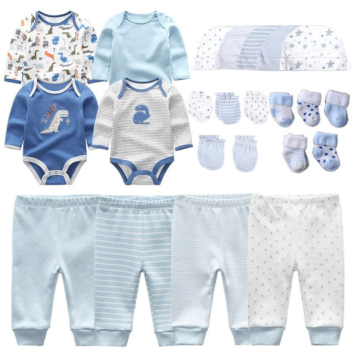 23 Pcs Newborn Bodysuits Clothes Set