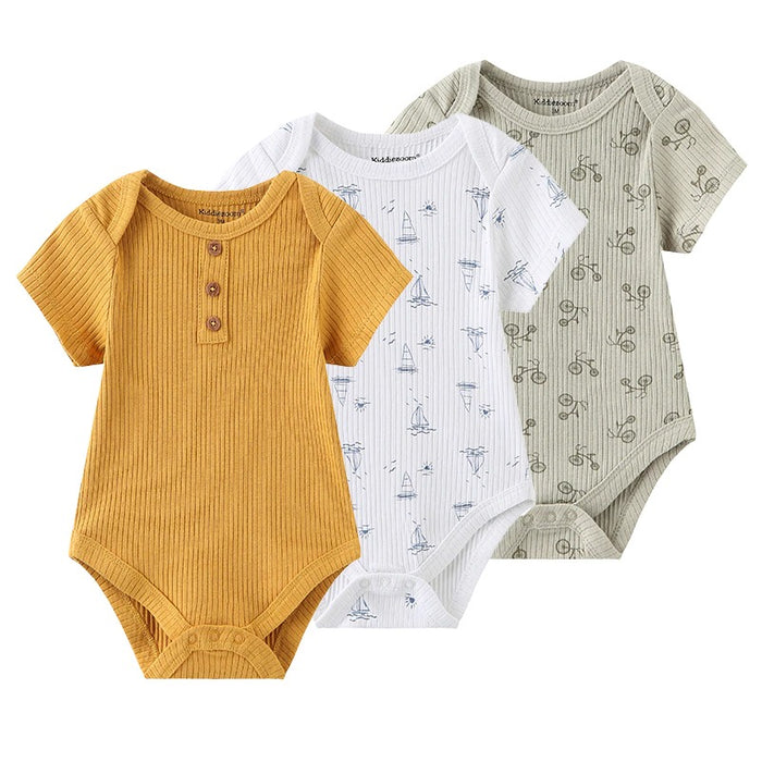 100% Cotton Baby Boy Bodysuits