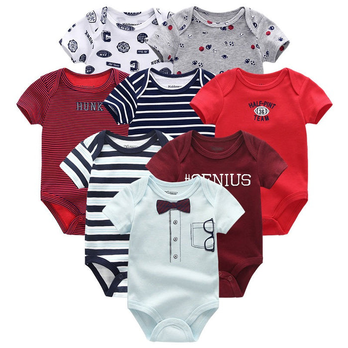 8pcs Newborn Baby Boy Babysuits