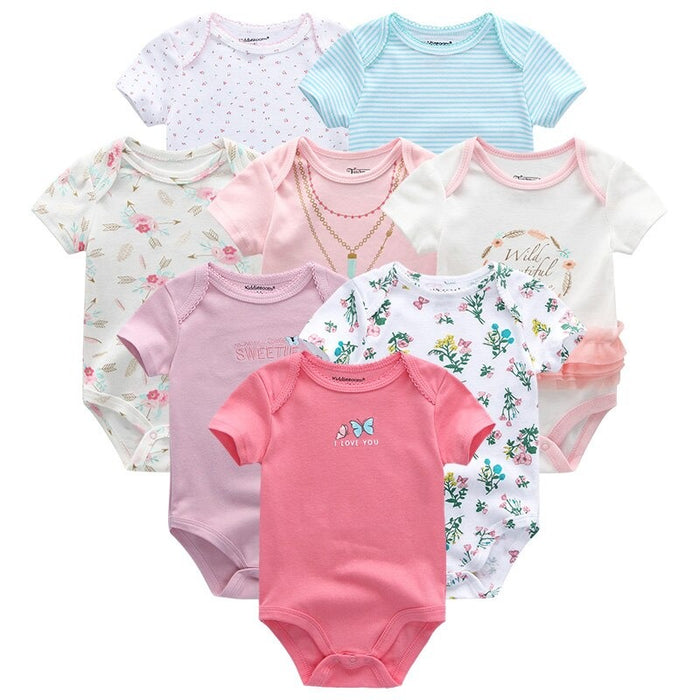 8pcs Newborn Baby Boy Babysuits