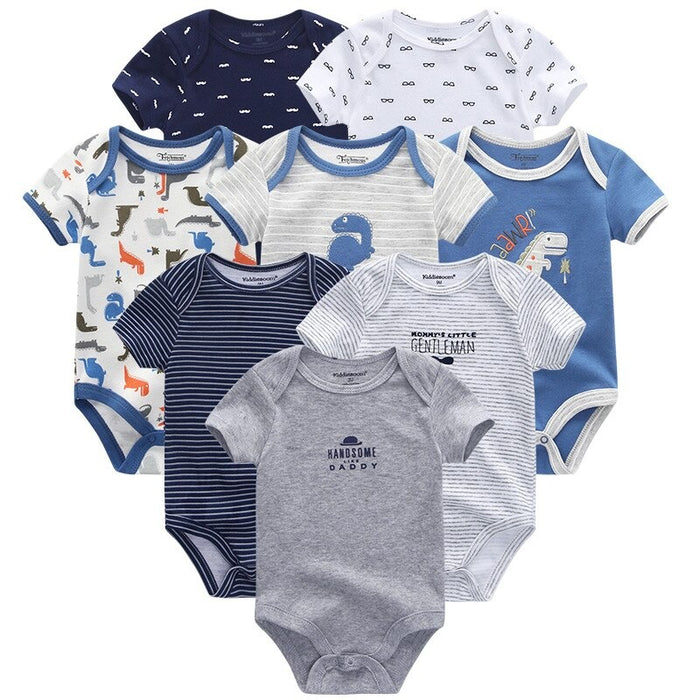 8pcs Newborn Baby Boy Babysuits