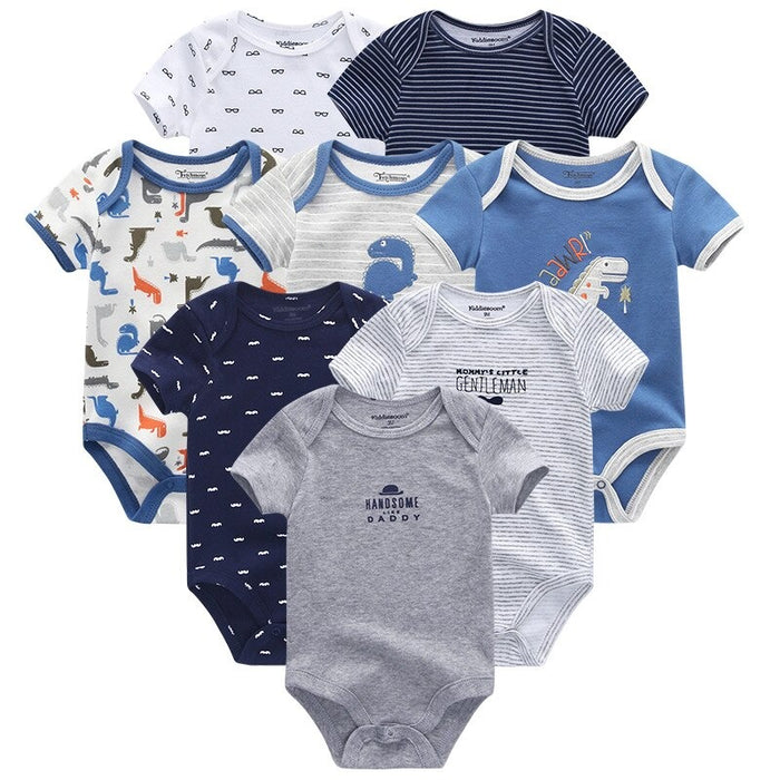 8pcs Newborn Jumpsuits