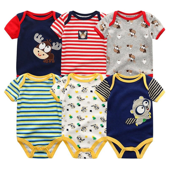 Cartoon Print Outfits For Newborns