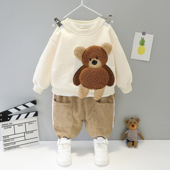 Unisex Cartoon Bear Sweater