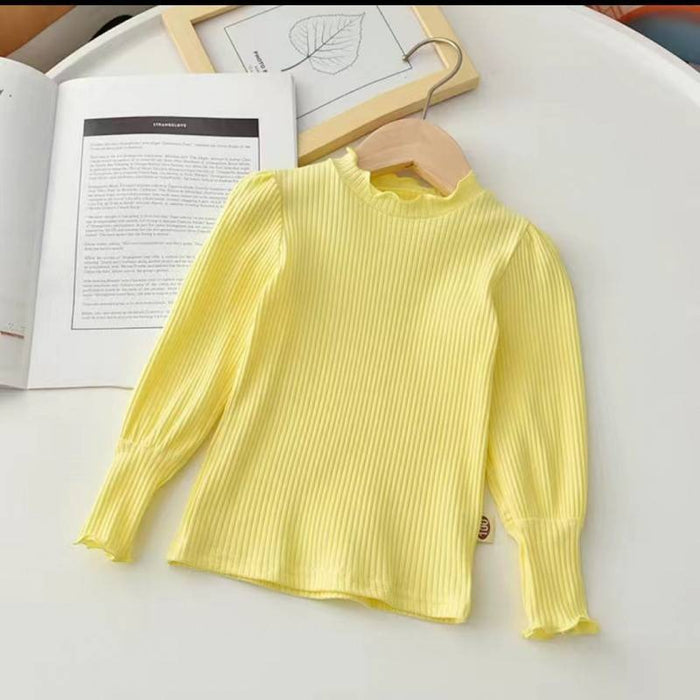 Girls Bottoming Long Sleeve Shirt