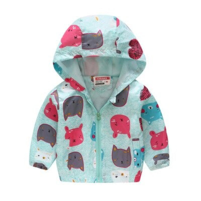 Unisex Animals Printed Coat