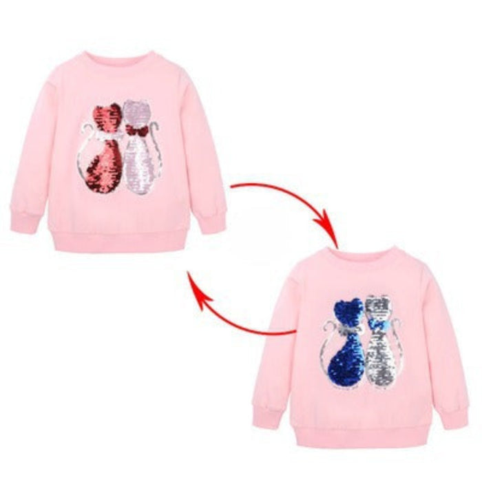 Girls Cartoon Sweatshirts