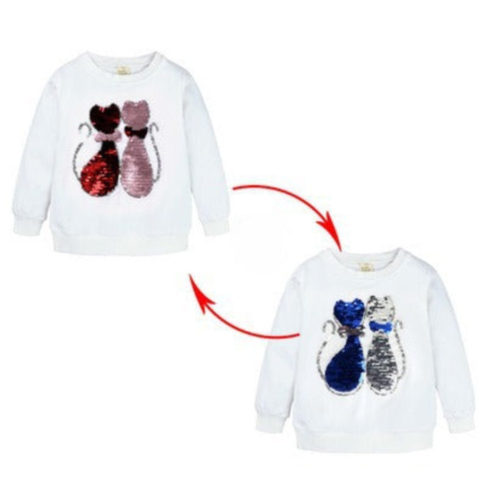 Girls Cartoon Sweatshirts