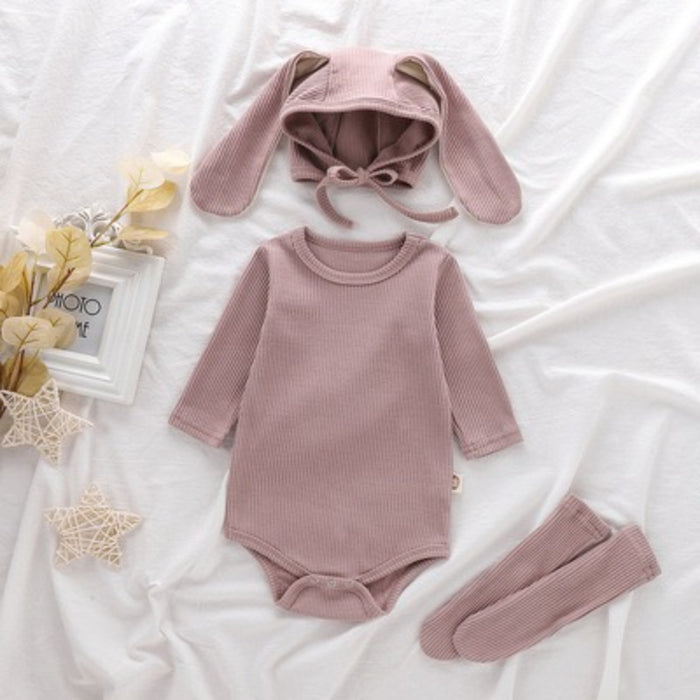 Baby Fleece Bear Jumpsuit Cartoon Romper