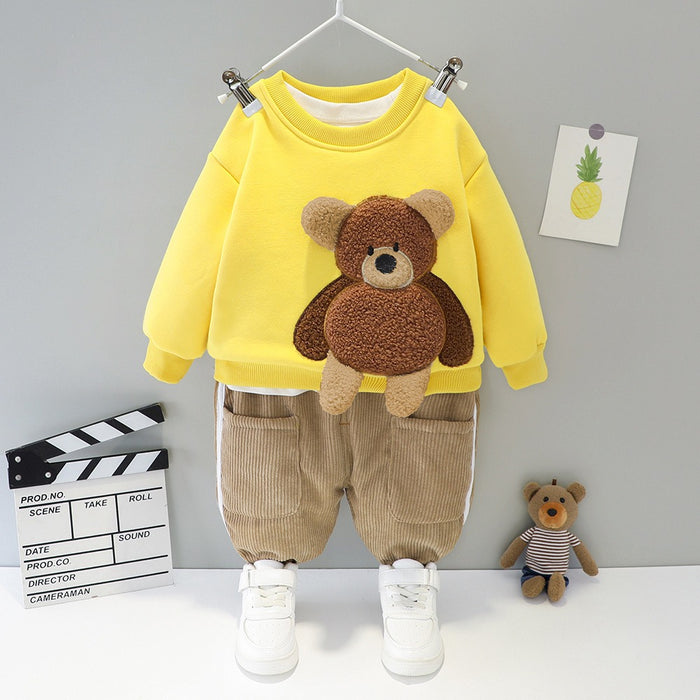 Unisex Cartoon Bear Sweater