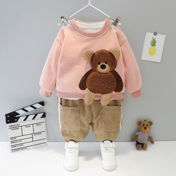 Unisex Cartoon Bear Sweater