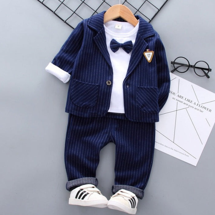 Autumn Small Suit with Bowtie for Baby Boys