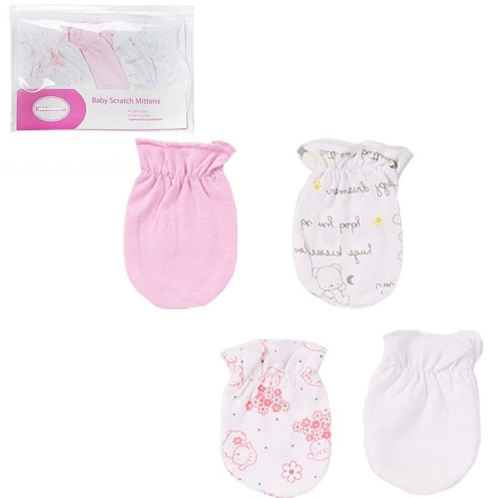 Pure Cotton Newborn Baby Soft Gloves