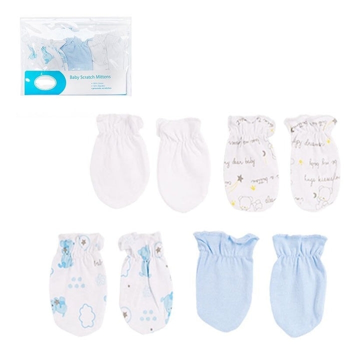 Pure Cotton Newborn Baby Soft Gloves