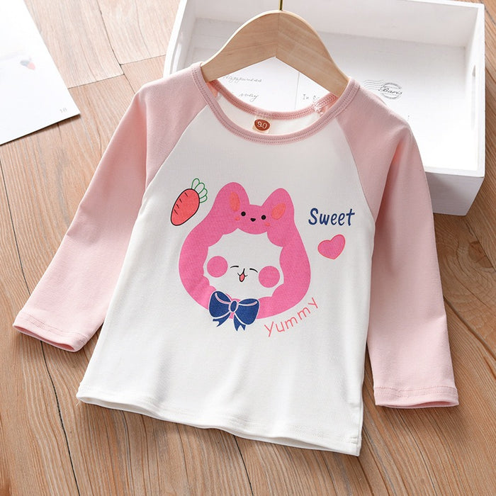 Girls Long Sleeve Spring T-Shirt