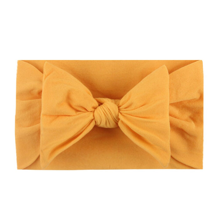 27 Piece Of Solid Color Bow Headband For Girls