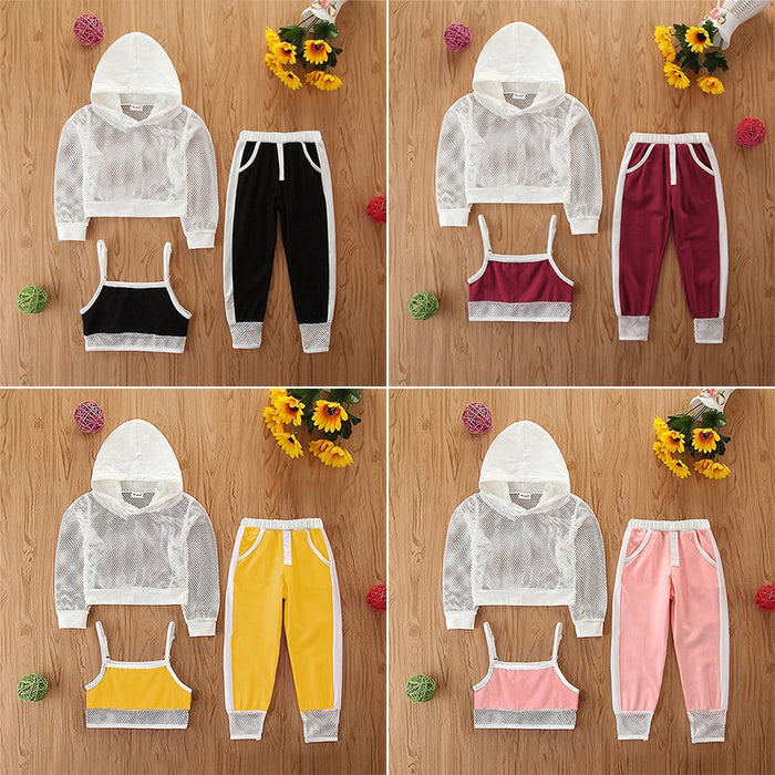 Casual 3Pcs Children Outfits Set