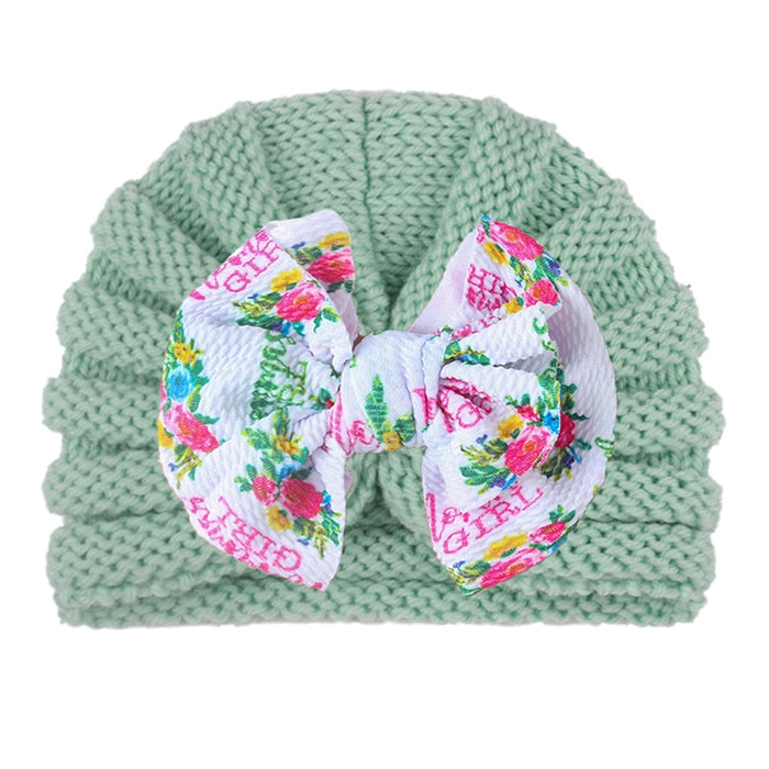 Big Bow Baby Girl Knitted Headband