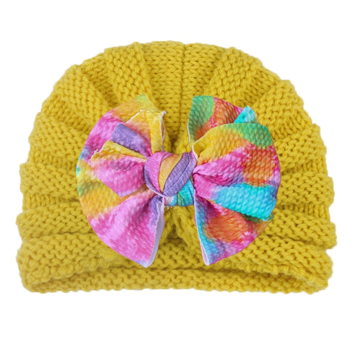 Big Bow Baby Girl Knitted Headband