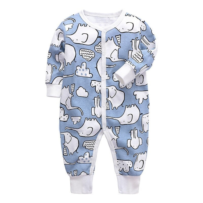 1 Pc Full Sleeves Sleeper Romper For Babies