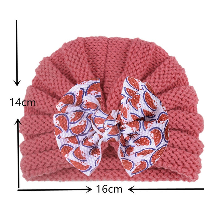 Big Bow Baby Girl Knitted Headband