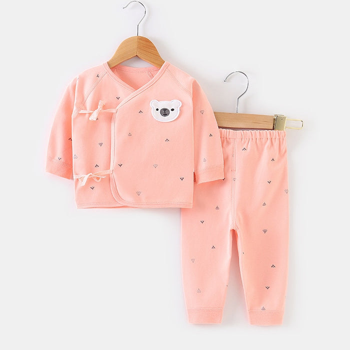 Cartoon Animal Print Newborn Outfit Sets