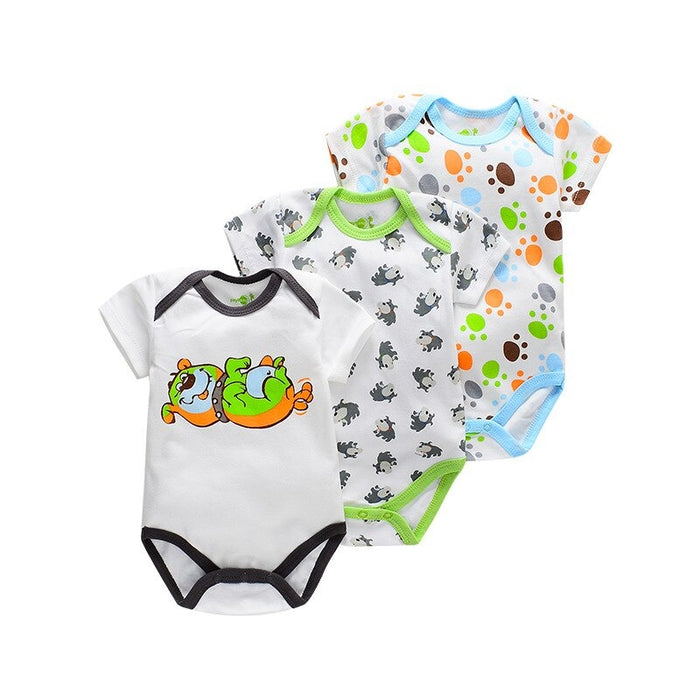 Newborn Baby 3Pcs Bodysuits Set