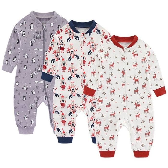 Toddlers Cotton Romper 3 Pcs Set