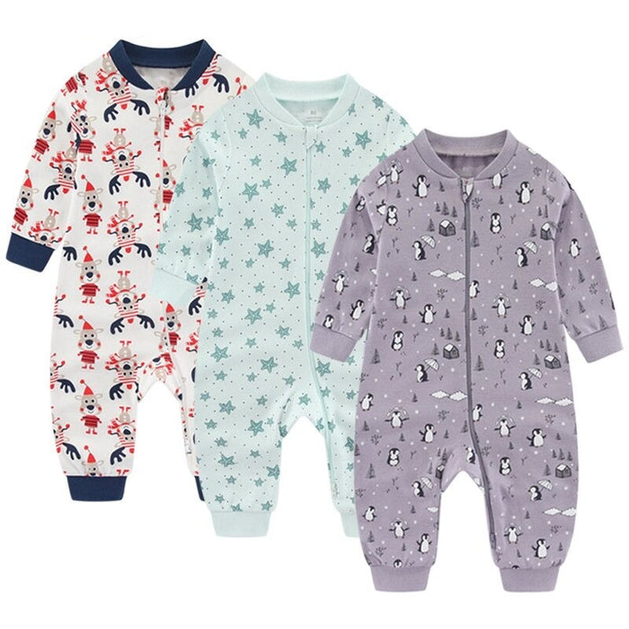 Toddlers Cotton Romper 3 Pcs Set