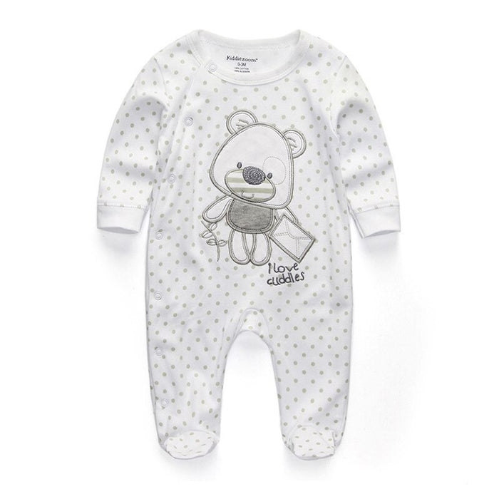 1 Pc Long Sleeve Baby Sleeper Romper