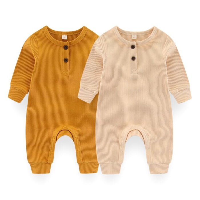 Unisex 2 Pcs Jumpsuit Set For Babies