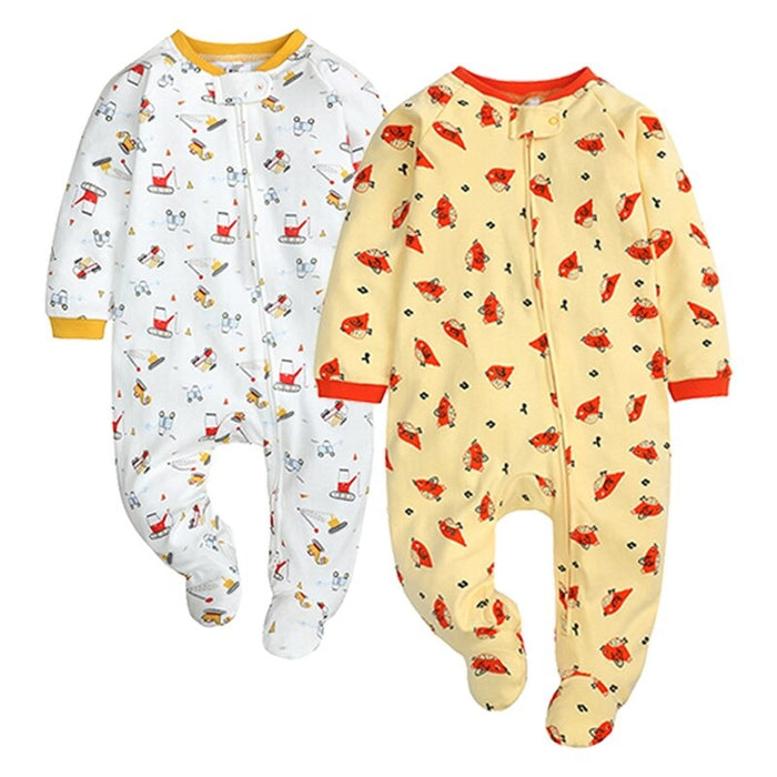 Comfortable Unisex Baby Rompers 2Pcs