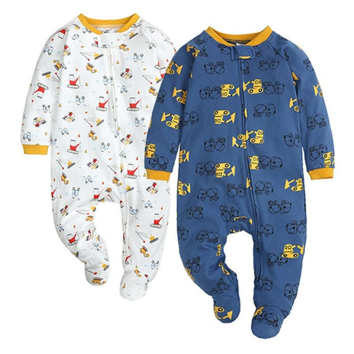 Comfortable Unisex Baby Rompers 2Pcs