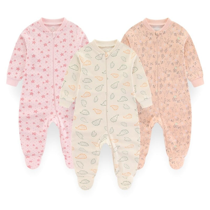 Long Sleeve Cotton Baby Bodysuit