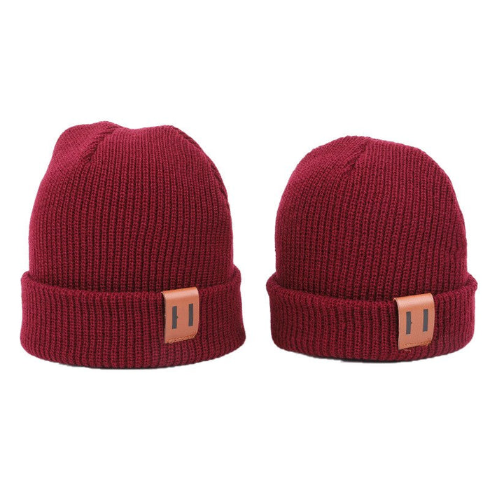 2Pcs Family Matching Winter Fall Cap