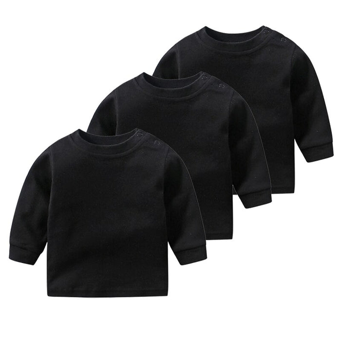 3Pcs Cotton Long Sleeved T-Shirt For Baby