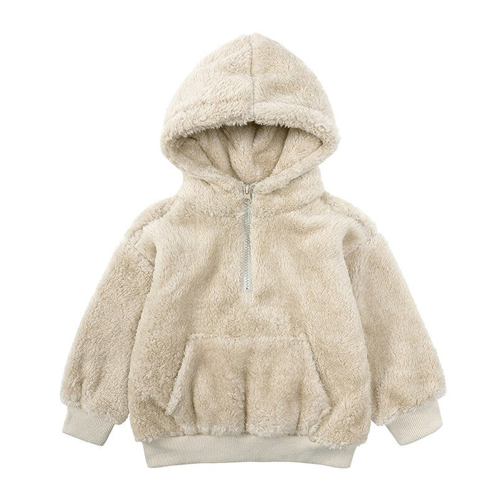 Winter Kids Coat With Thick Hooded Cap