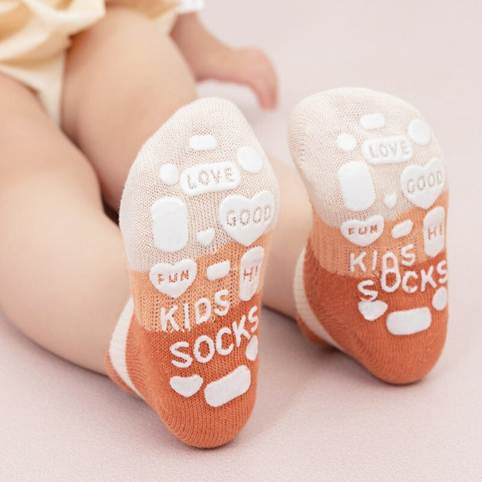 10 Pairs Non-Slip Cotton Soft Breathable Baby Socks