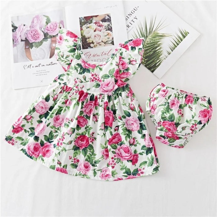 Cute Baby Girls 2 Piece Romper