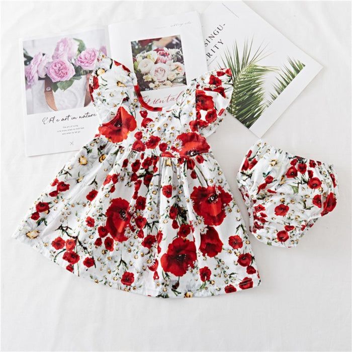 Cute Baby Girls 2 Piece Romper