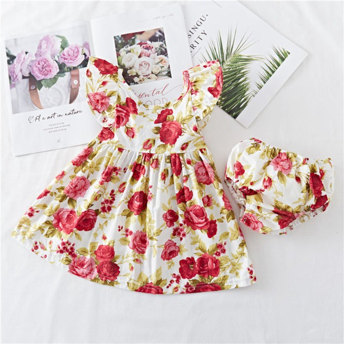 Cute Baby Girls 2 Piece Romper