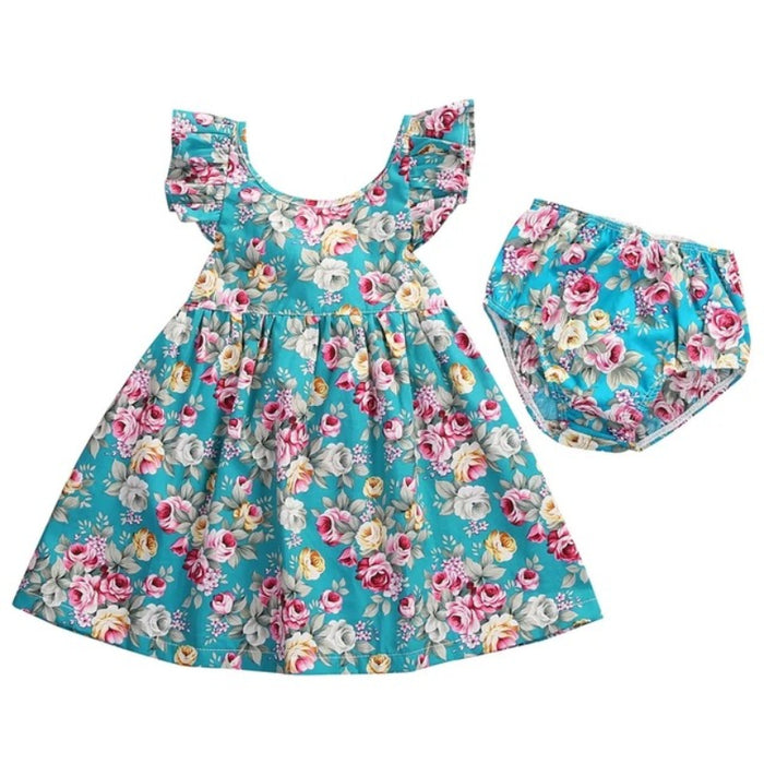 Cute Baby Girls 2 Piece Romper