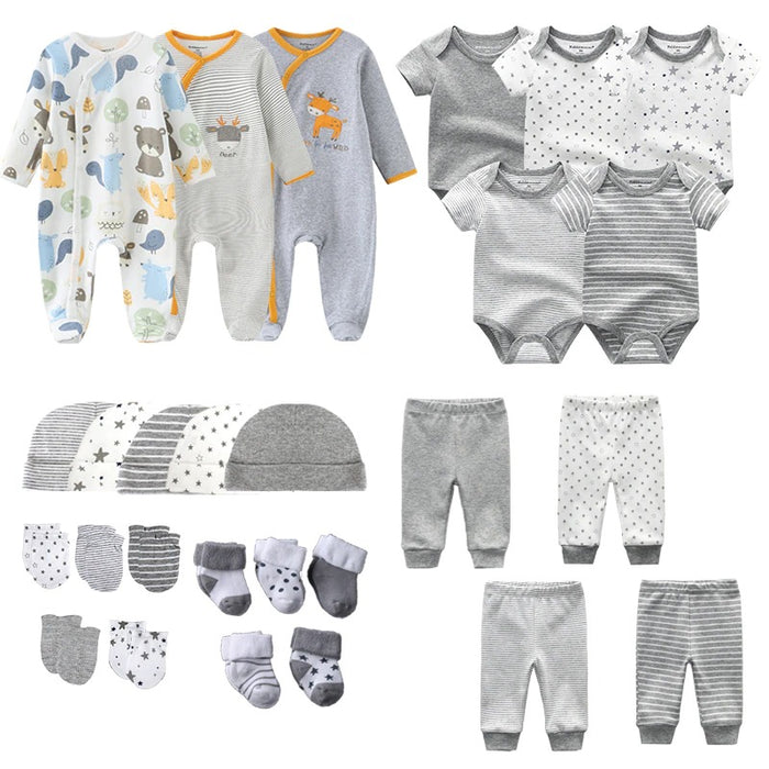 27Pcs Printed Baby Wear Jumpsuits