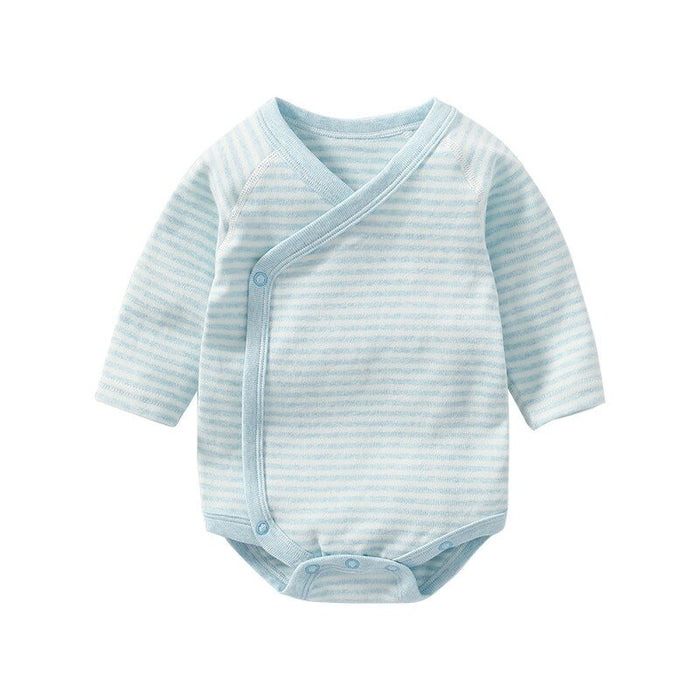 Stripe Long-Sleeved Jumpsuit For Infant