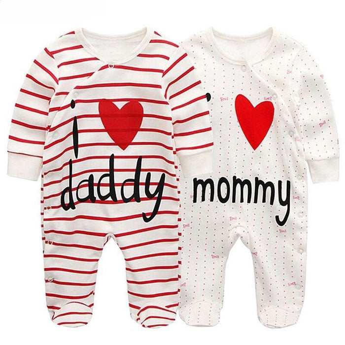 Long Sleeve Pure Cotton Baby Bodysuits