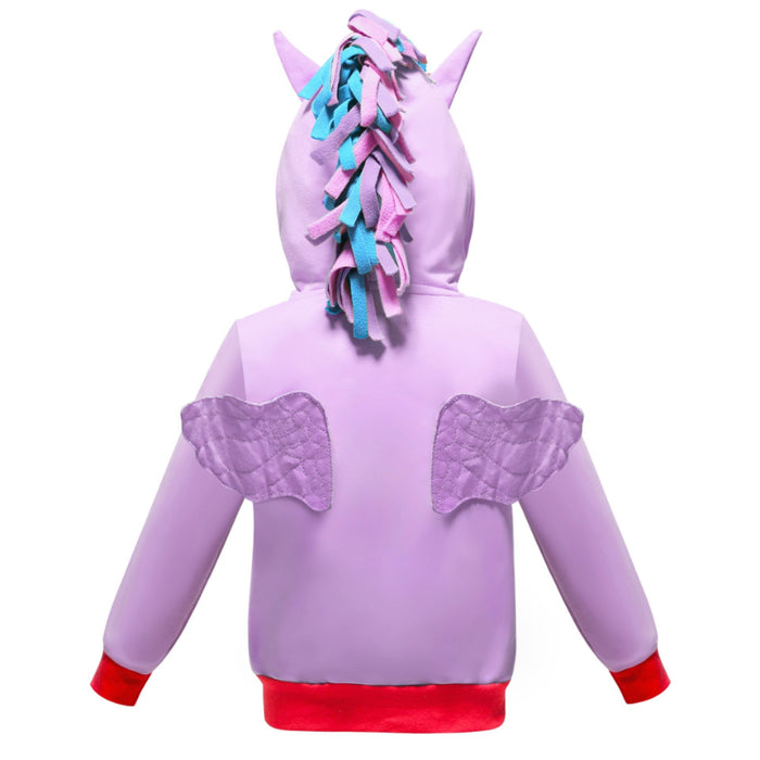 Girls Rainbow Pony Coat