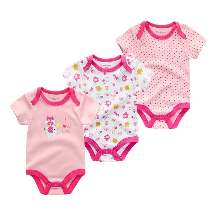 Babies 3 Pieces Onesie Romper Set